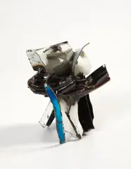 John Chamberlain, Present Absence, 2003, painted steel