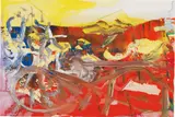 8.12.85 by Gerhard Richter, 1985, oil, watercolor on paper, sold Nov 2014