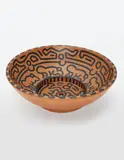 Keith Haring, Untitled, 1989, ink on terracotta vessel