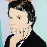 Andy Warhol, Sid Bass, circa 1980, synthetic polymer paint, silkscreen ink and diamond dust on canvas