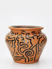Untitled by Keith Haring, 1989, ink on terracotta vessel, sold Nov 2014