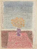 Milton Avery, Bouquet by the Bay, 1954, crayon on paper