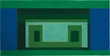 Josef Albers, 5 Greens and Blue