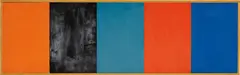 Farbfeld by Günther Förg, 1986, oil, aluminum on wood, sold Nov 2014
