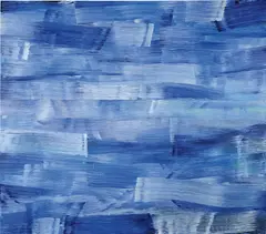 Hor #11 by Jacqueline Humphries, 1998, oil on linen, sold Nov 2014