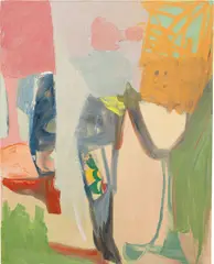 Untitled (Little Threesome) by Amy Sillman, 2005, oil on canvas, sold Nov 2014