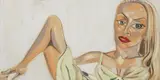 Francesco Clemente, Jerry Hall, 1997, oil on canvas