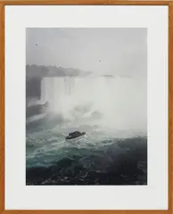 Andreas Gursky, Niagara Falls, 1989, chromogenic print mounted on Plexiglas, in artist’s frame