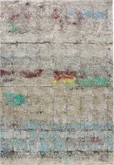 Untitled by Hugo McCloud, 2014, aluminum foil, aluminum coating and oil on tar, mounted on wood, sold Nov 2014