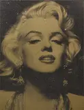 Russell Young, Marilyn Portrait, 2011, silkscreen, diamond dust on canvas