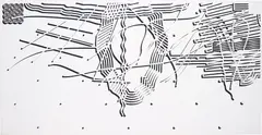 Pablo Siquier, 0511, 2005, acrylic on canvas