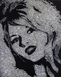 Brigitte Bardot (from Pictures of Diamonds) by Vik Muniz, 2004, c-print, flush-mounted to aluminum, sold Nov 2014