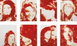 Jackie (Polyptich) (after Warhol) by Vik Muniz, 1999, 8 c-prints, offered Nov 2014