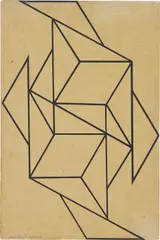Desenvolvimiento by Judith Lauand, 1960, ink on paper, laid on board, offered Nov 2014