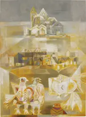 Alejandro Obregón, Souvenir of Venice, 1954, oil on canvas