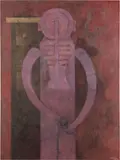 Rufino Tamayo, Hombre en rosa, 1977, oil on canvas