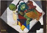 Diego Rivera, Naturaleza muerta (Composición con alcachofas y limones), 1916, oil on canvas