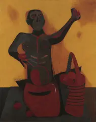Rufino Tamayo, Mujer india, 1942, oil on canvas