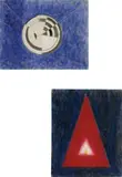 David Lamelas, Two Works: (i) Diamond Lane (ii) Rotating Wings, 1987, pastel on canvas