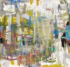 Luis Roldán, Amansadores, 1997, oil on canvas