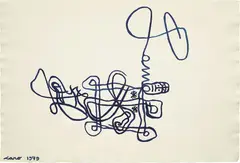 Antonio Caro, Lame (of the Manuel Quintín Lame 1883-1967 Signature Series), 1979, ink on paper