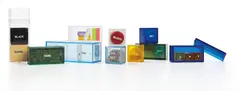 Pocket Stuff by Rubens Gerchman, 1970, set of acrylic boxes with herbs, sea salt, sand and dice, in the artist's wooden box, offered Nov 2014