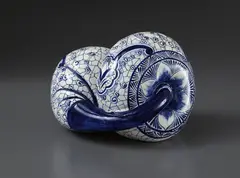 Thomas Glassford, Autogol, 1995, hand-painted ceramic with gloss finish