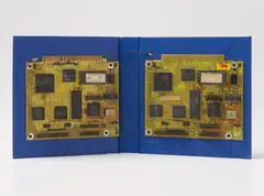 Intersigne IV by Paulo Bruscky, 1993, computer chips and bookbinding, offered Nov 2014