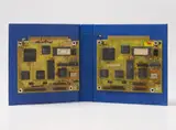Paulo Bruscky, Intersigne IV, 1993, computer chips and bookbinding