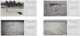Francis Alÿs, Four Works: i) Sunpath, Mexico City 20.05.99. 4.45pm; ii) Sunpath, Mexico City 27.04.99. 6.15pm; iii) Sunpath, Mexico City 14.12.98. 11.05am; iv) Sunpath, Mexico City 14.12.98. 12.15pm, 1999, 4 photographs with sunpath charts