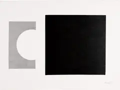 Blanco y negro by Salvador Corratgé, 2013, acrylic on canvas, sold Nov 2014