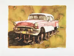 Armando Mariño, The Raft (La Patera), 2002, lithograph on paper