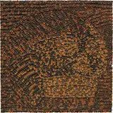 Ismael Vargas, Muerte sin fin, 1978-1979, ceramic collage on canvas, laid on wood panel