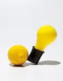 Joseph Beuys, Capri Battery, 1985, Light bulb with plug socket,