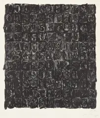 Jasper Johns, Numbers, 1967, Lithograph in colors, on Angoumois à la main paper, with full margins,