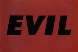 Ed Ruscha, Evil, 1973, Screenprint in colors, on wood-grain veneer paper, the full sheet,