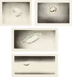 Ed Ruscha, Domestic Tranquility, 1974, The complete set of four lithographs in colors, on Arches Cover paper, with full margins,