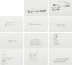 Black Jokes by Richard Prince, 1992, The complete set of 11 etchings with drypoint, photo etching and aquatint, on Somerset Satin paper, with full margins, offered Apr 2014