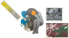 Object (with Flaw) by John Baldessari, 1988, Lithograph in colors, on three sheets of Somerset and Arches 88 paper and one irregularly shaped sheet of Plexiglas, all, offered Apr 2014