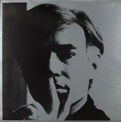 Self-Portrait by Andy Warhol, 1966, Offset lithograph, on silver coated paper, with full margins,, sold Apr 2014
