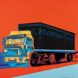 Andy Warhol, Truck, 1985, Screenprint in colors, on Lenox Museum Board, the full sheet,