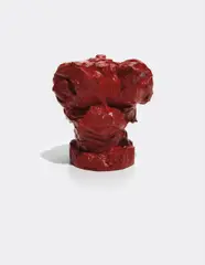 Fire Plug Souvenir - Chicago, August 1968 by Claes Oldenburg, 1968, Plaster sculpture painted in red,, sold Apr 2014
