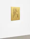 Modern Head Relief by Roy Lichtenstein, 1970, Brass edition relief sculpture,, sold Apr 2014