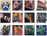 Robert Cottingham, American Signs, 2009, The complete set of 12 screenprints in colors, on wove paper, with full margins,