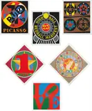 American Dream by Robert Indiana, 1997, The complete set of 30 screenprints in colors, including six loose and 24 prints bound (as issued), on wove paper, with , sold Apr 2014