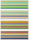 Kenneth Noland, Quartet I-IV, 2001, The complete set of four iris prints in colors with screenprint varnish, on Somerset Velvet paper, with full margins,