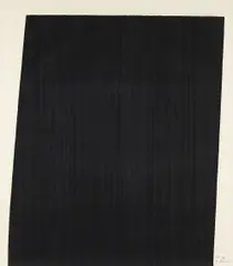 Tujunga Blacktop by Richard Serra, 1985, Paintstick and screenprint, on Arches Cover paper, the full sheet,, sold Apr 2014