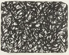 Obsidian by Lee Krasner, 1962, Lithograph, on wove paper, with full margins,, sold Apr 2014
