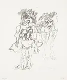 Willem de Kooning, Two Women, 1973, Lithograph on wove paper