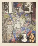 Jasper Johns, Untitled (American Center), 1994, Lithograph in colors, on custom made Japanese paper, with full margins,